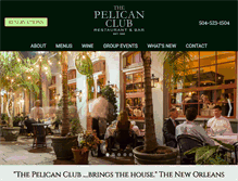 Tablet Screenshot of pelicanclub.com